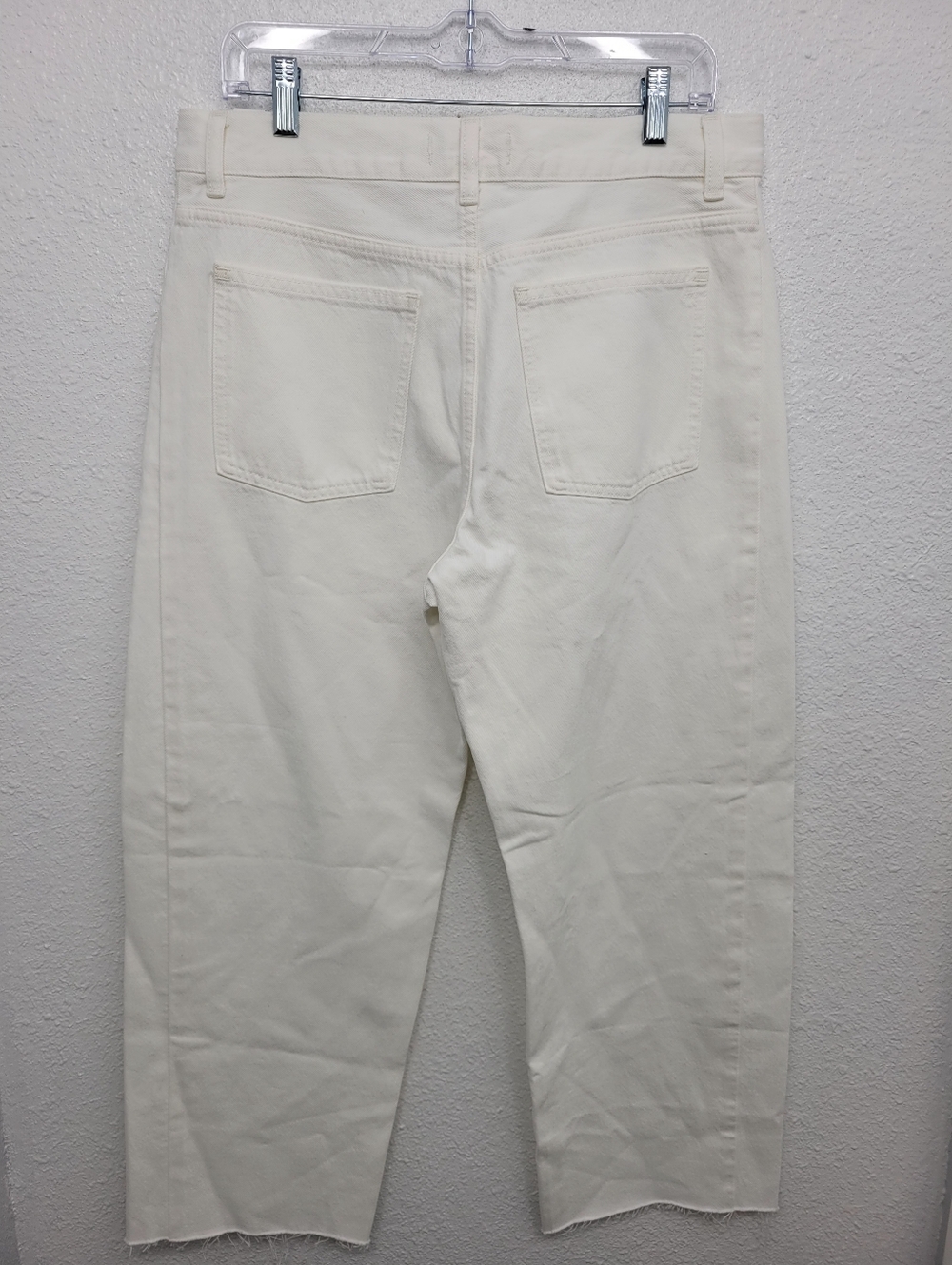 Madewell Pieced Barrel-Leg Jeans NV384 NWT Size 29 White - Picture 4 of 8